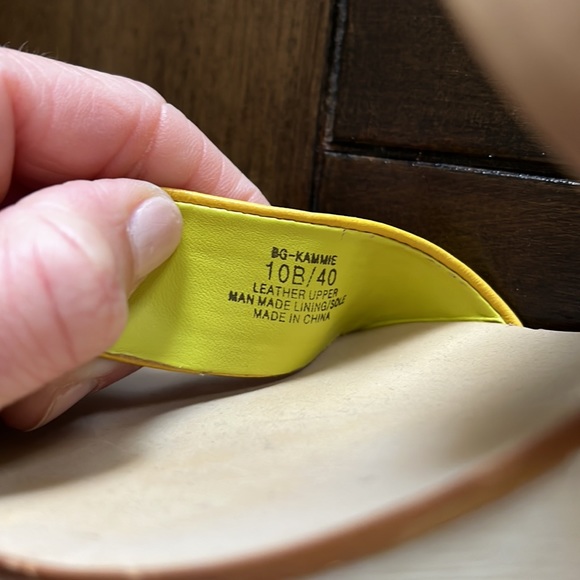 BCBG Leather platform color block wedges - Picture 9 of 9